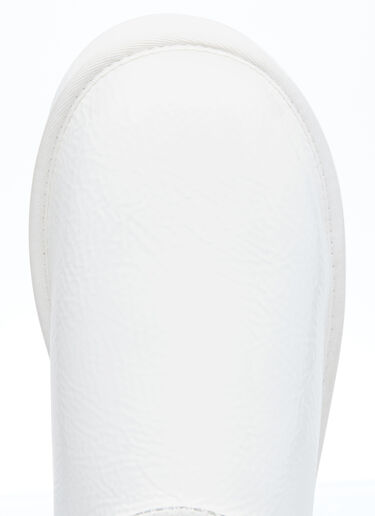 UGG x Telfar 로고 미니 주름진 부츠  화이트 ugt0354019