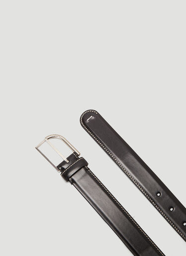 Maison Margiela Leather Belt Black mla0143064
