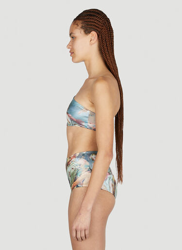 Vivienne Westwood One Shoulder Bikini Set Blue vvw0251142