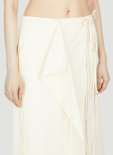 Layered Skirt Lemaire Layered Skirt Cream lem0252008