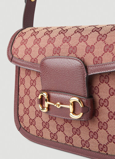 Gucci 1955 Horsebit Supreme Shoulder Bag Burgundy guc0247203