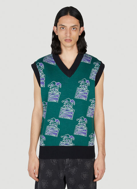 Rassvet Clown Sleeveless Sweater Brown rsv0148046