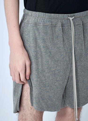Rick Owens Elasticated Waist Jersey Shorts Grey ric0164010