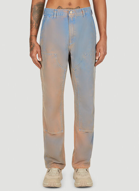 NOTSONORMAL Washed Working Jeans Yellow nsm0348025