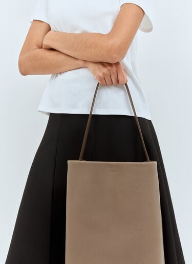 The Row Large N/S Park Tote Bag Brown row0258042