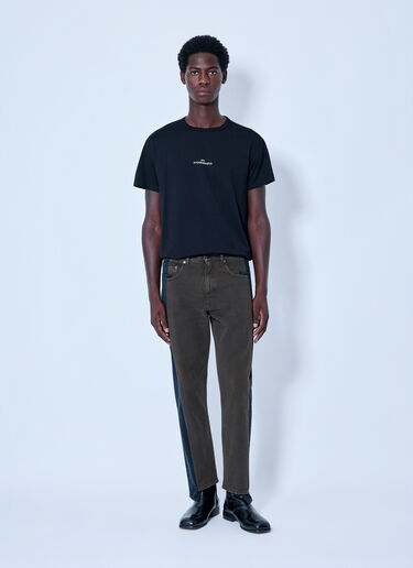 LN-CC® - Maison Margiela: Regular T-Shirt - Black Maison Margiela Regular T-Shirt Black mla0166005