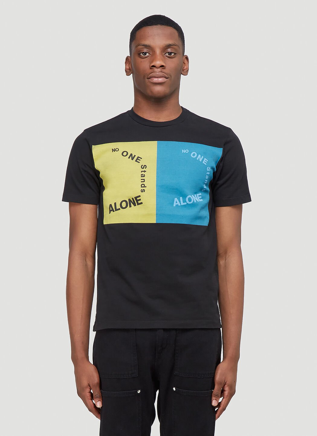 Dust Alone T Shirt in Black LN CC