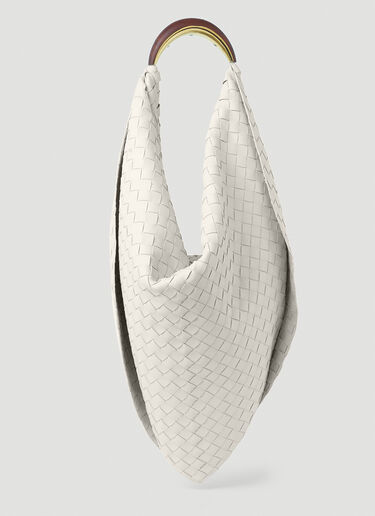 Bottega Veneta 풀라드 숄더백 화이트 bov0252102