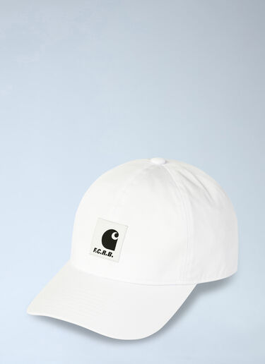 Carhartt WIP x F.C.Real Bristol Logo Patch Baseball Cap White wip0364006