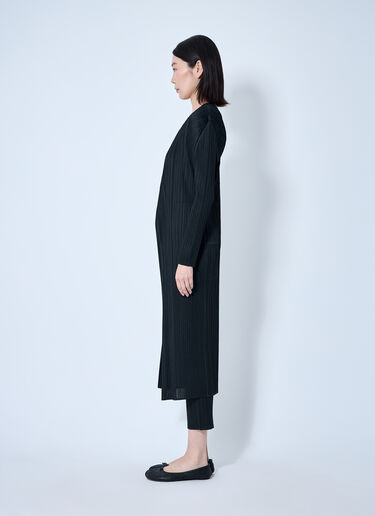 Pleats Please Issey Miyake Pleated Shirt Black plp0260016