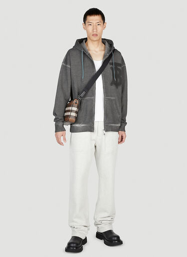 Burberry 로고 패치 후드 스웨트셔츠 그레이 bur0152022
