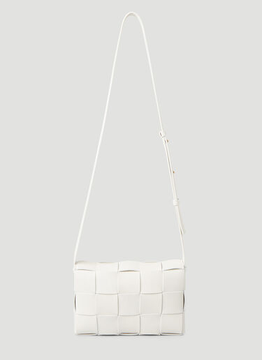 Bottega Veneta Cassette Shoulder Bag White bov0246004