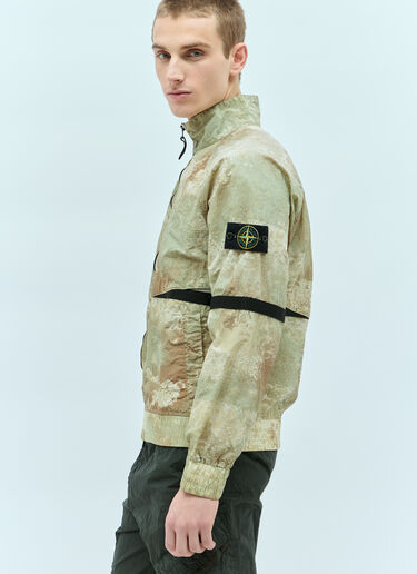 Stone Island Dissolving Grid Camo Jacket Green sto0156015