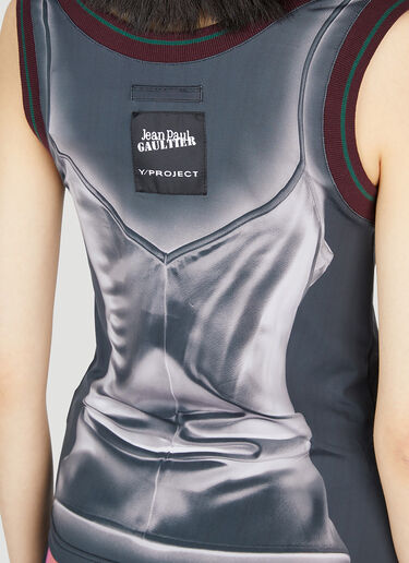 Y/Project x Jean Paul Gaultier Trompe L'Oeil Lingerie Top Dark Grey jpg0252009
