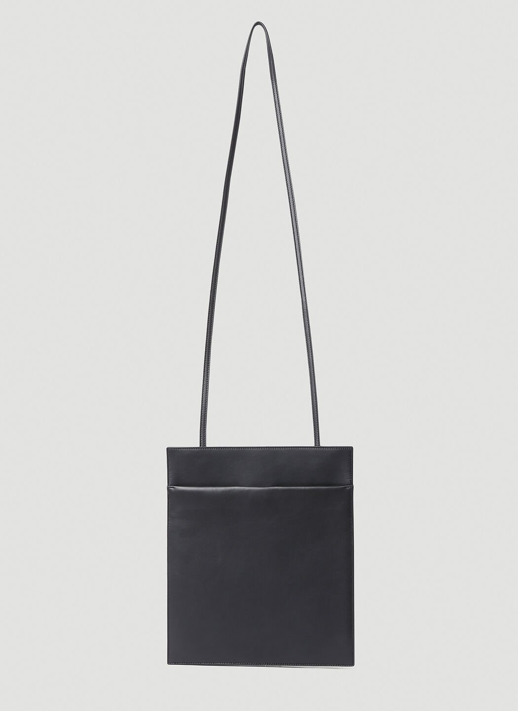 The Row Large Pocket Shoulder Bag Black row0152013