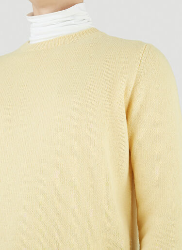 Prada 크루넥 니트 스웨터 옐로우 pra0145012