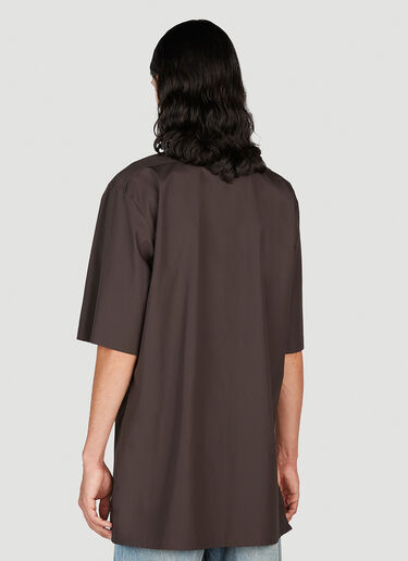 Maison Margiela Short Sleeve Shirt Brown mla0153008