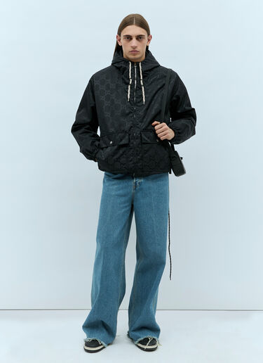 Gucci GG Hooded Jacket Black guc0155033