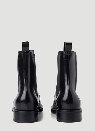 Martine Rose 치즐 토 첼시 부츠 블랙 mtr0146024