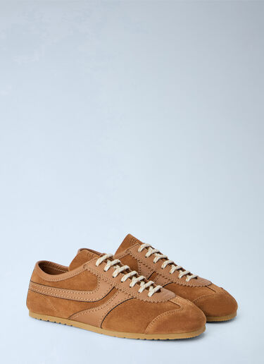 Dries Van Noten Suede Panel Sneakers Brown dvn0265026