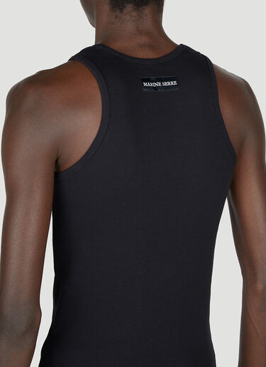 Ribbed Tank Top Marine Serre Ribbed Tank Top Black mrs0152016
