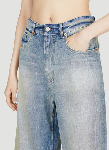 MM6 Maison Margiela Wide Leg Jeans Blue mmm0252009