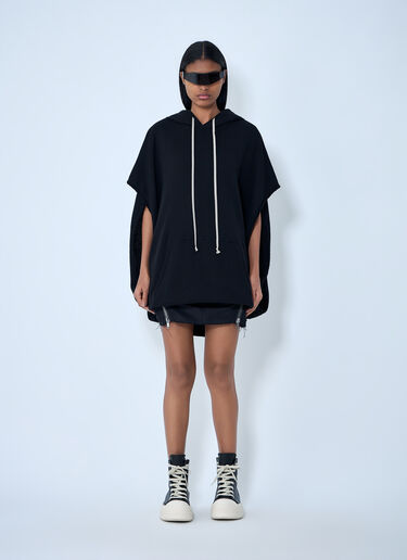 Rick Owens Hooded Cape T-Shirt Black ric0263006