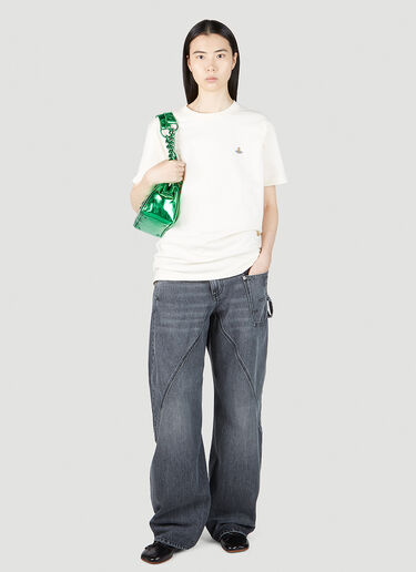 Vivienne Westwood 클래식 티셔츠 화이트 vvw0251020