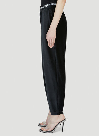 Alexander Wang Velvet Track Pants Black awg0245009