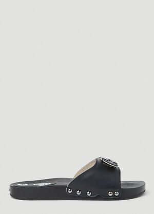Max Mara Pescura Slides Beige max0257044