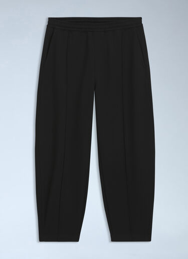 LN-CC® - HUGO x entire studios: Pleated Elasticated Waist Trousers - Black HUGO x entire studios Pleated Elasticated Waist Trousers Black hgb0166007