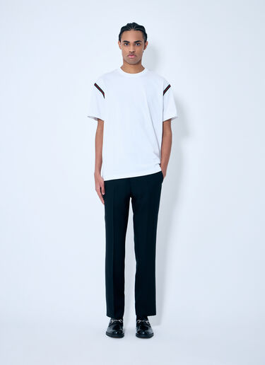 Gucci Embroidered Cotton Jersey T-Shirt White guc0159056