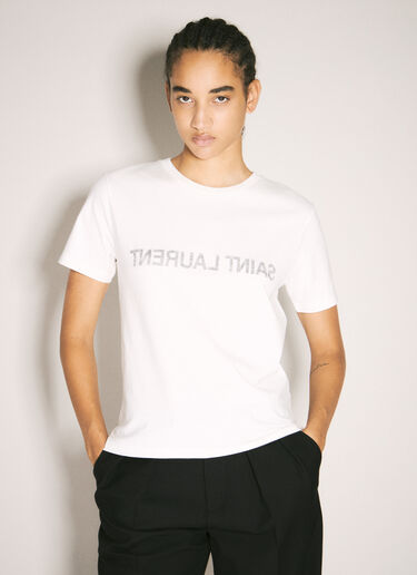 Saint Laurent Reverse T-Shirt White sla0251008