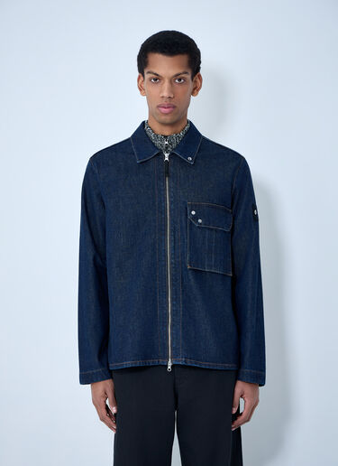 Stone Island Denim Jacket Blue sto0164029