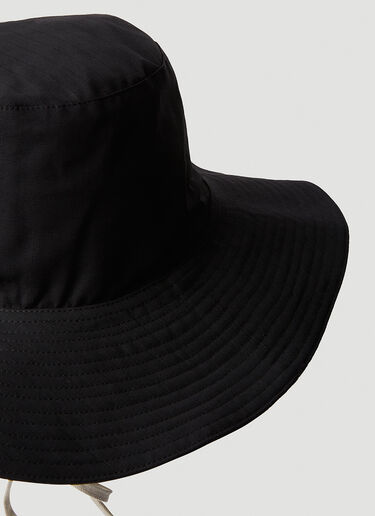 Rick Owens DRKSHDW Wide Brim Hat Black drk0152024
