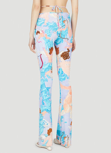 Marco Rambaldi Wrapped Printed Leggings Lilac mra0252008