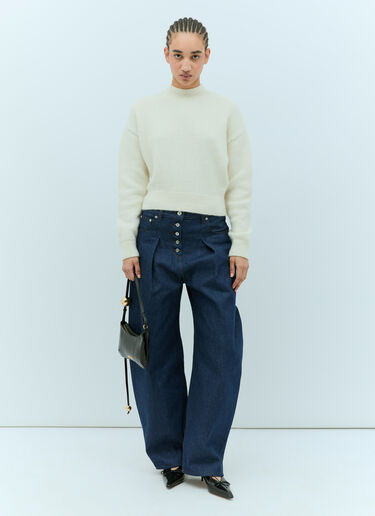 Jacquemus ル ビジューパール ショルダーバッグ ブラック jac0256068