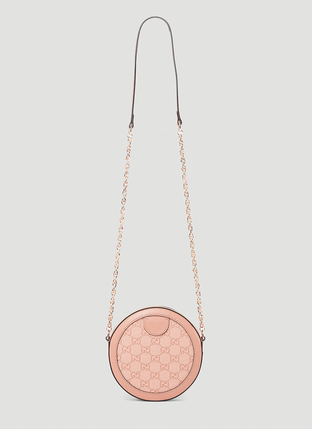 Gucci Ophidia Circle Shoulder Bag in Pink LN CC