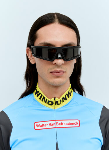 Walter Van Beirendonck Alien 太阳镜 黑色 wlt0156027