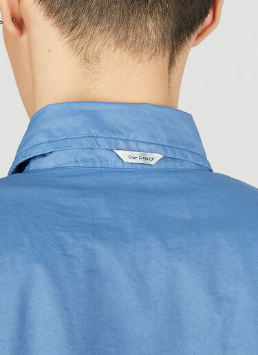 Our Legacy Popover Shirt Blue our0153009