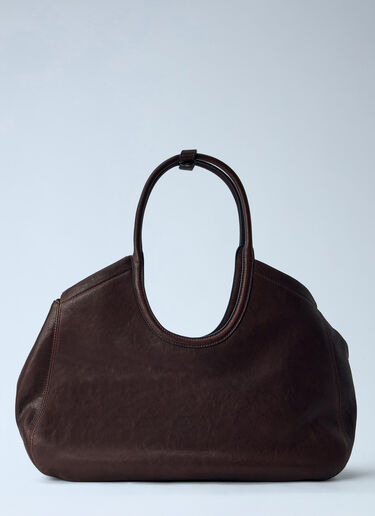 LN-CC® - Miu Miu: Ivy Nappa Leather Shopping Bag - Brown Miu Miu Ivy Nappa Leather Shopping Bag Brown miu0266110