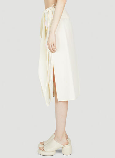 Layered Skirt Lemaire Layered Skirt Cream lem0252008