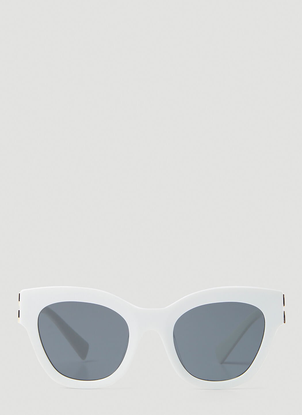 Miu miu white cheap cat eye sunglasses