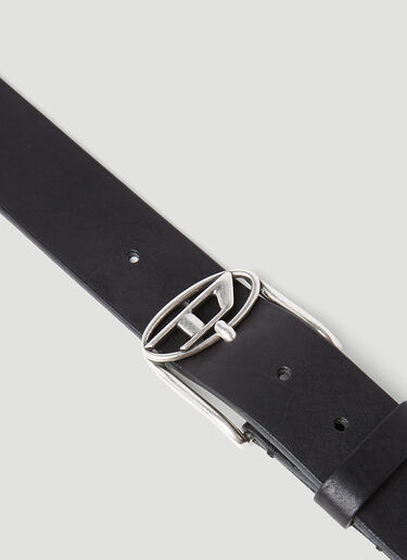 Diesel B-Buckle Logo Belt Black dsl0154028