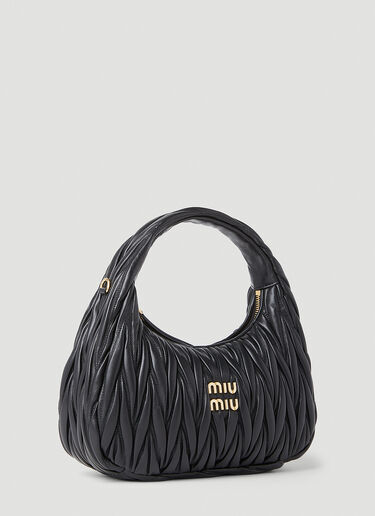 Wander Hobo Bag Miu Miu Wander Hobo Bag Black miu0254054