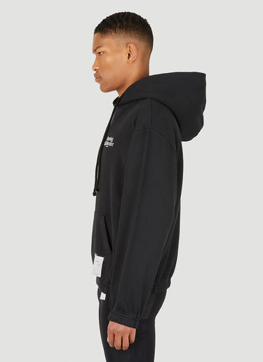 Satisfy Logo Hooded Sweatshirt Black sat0147007