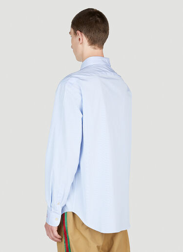 Gucci 핀스트라이프 에센셜 셔츠 블루 guc0153039