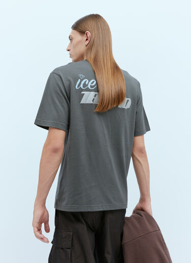 ICE & TECHNO Ice'N ロゴプリントTシャツ グレー int0154001