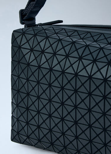 LN-CC® - Bao Bao Issey Miyake: Saddle Crossbody Bag - Black Bao Bao Issey Miyake Saddle Crossbody Bag Black bao0366010