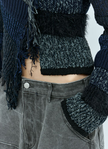 Acne Studios 프린지 스웨터 블루 acn0254014